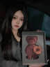 諾誓ROSEONLY永生花玫瑰花公仔心意熊送女友生日紀念日告白情人節禮物 心意熊-中號-巧克力色-恒久守護版 曬單實(shí)拍圖