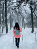 RINDU戶外登山防雪鞋套防沙防水護(hù)腿徒步裝備男女通用雪套綁腿保暖腳套 藍(lán)色 M碼(建議鞋碼37-39) 曬單實(shí)拍圖