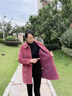 俞兆林媽媽裝秋冬外套高貴毛呢外套中長款中年秋冬裝洋氣衣服中老年女裝 咖色 2XL 【推薦100-120斤左右】 曬單實(shí)拍圖