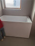 东鹏（DONGPENG）浴缸小户型家用日式坐式泡澡成人恒温深泡浴缸亚克力独立式 1.3m深泡缸带坐板 实拍图