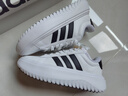阿迪達斯 （adidas）官方女鞋 春季新款舒適緩震透氣厚底顯高小白鞋運動休閑鞋 IE1092 38 曬單實拍圖