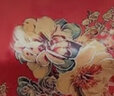 歌班婭仿高檔冰絲短袖T恤女夏季新款媽媽裝寬松遮肚上衣 紅色 2XL 建議120-135斤 曬單實拍圖