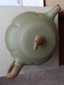 尊壺 宜興紫砂泡茶壺工藝美術師沈慧芳作品豆青泥香瓜壺280ml 曬單實拍圖