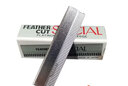 羽毛進(jìn)口日本FEATHER羽毛牌不銹鋼修眉刀片剃須刮光頭紋繡化妝影樓用 羽毛白金刀片5小盒50片 曬單實(shí)拍圖