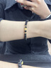 中國黃金CHINA GOLD小蠻腰黑曜石手串女轉(zhuǎn)運(yùn)珠手串七夕情人節(jié)禮物送女友老婆浪漫實(shí)用 京速達(dá)-小蠻腰轉(zhuǎn)運(yùn)珠金曜石手串 曬單實(shí)拍圖