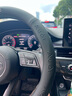 HOCASEN奧迪汽車方向盤套真皮碳纖維吸汗防滑超薄a6l/a4l/a3/a7l/q3/q5l 圓形/真皮-黑色-奧迪標(biāo) 曬單實(shí)拍圖