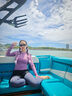 WATERTIME泡溫泉游泳衣女新款分體式長(zhǎng)袖三件套防曬抗氯沖浪潛水服套裝 紫色三件套【可摘帽檐-UPFP50+】 L 曬單實(shí)拍圖