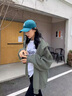 DXOT秋冬外套女春秋款2025新款連帽百搭秋冬穿搭衛(wèi)衣開衫薄款運(yùn)動套裝 灰綠色 M 曬單實(shí)拍圖