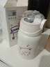 聚瑞謙 網(wǎng)紅吸管保溫杯女士高顏值小巧便攜水杯ins可愛(ài)不銹鋼杯子辦公室 咖色350ml 350ml 曬單實(shí)拍圖
