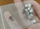 集祥閣 S925銀六字真言佛頭藏式復(fù)古佛珠文玩三通金剛星月菩提diy配飾 金剛結(jié)款12mm 曬單實(shí)拍圖