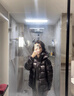 桐系蒙口大鵝經(jīng)典瑪雅羽絨服男女新款冬季加厚保暖啞光亮面外套防寒服 黑色 S 1碼95-110斤 曬單實(shí)拍圖