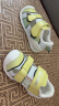 基诺浦（ginoble）步前鞋夏季凉鞋8-18个月婴儿学步宝宝关键机能鞋GB2080 芥黄/白色 125mm 脚长12.5-12.9cm 晒单实拍图