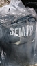 森馬（Semir）牛仔褲女抓毛長(zhǎng)褲舒適復(fù)古風(fēng)2024冬季潮流寬松錐形褲顯瘦 牛仔藍(lán)灰88401 S 155/62A 曬單實(shí)拍圖