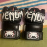 VENUM UNDISPUTED2.0羞羞的鐵拳同款MMA手套半指手套五指拳套比賽露指 黑白 S 曬單實(shí)拍圖