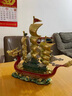 廣贊萊黃銅龍舟擺件龍船家居客廳辦公室裝飾品開(kāi)業(yè)喬遷之喜禮品 一帆風(fēng)順 曬單實(shí)拍圖