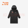 安踏兒童中長(cháng)款羽絨服男大童裝2025冬保暖防風(fēng)抗寒加厚連帽熱返科技 基礎黑7980-1 130 曬單實(shí)拍圖