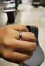 PROMESSAk金戒指男女對戒小皇冠結(jié)婚戒指素圈男款(單枚)85360R 19圈 曬單實拍圖