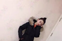 啄木鳥白鴨絨羽絨服女中長款冬季新款真貉子大毛領加厚保暖顯瘦冬裝外套 1985大紅（貉子毛帽檐） M 建議體重105-115斤 曬單實拍圖