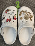 CROCS卡駱馳時(shí)尚金色五件套智必星鞋花鞋配件裝飾 時(shí)尚金色五件套 曬單實(shí)拍圖