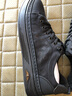 沙馳（SATCHI）男鞋新款商務(wù)休閑鞋男士板鞋時(shí)尚印花透氣舒適懶人鞋子男 黑色 41 (255mm) 皮鞋碼 曬單實(shí)拍圖