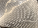 西瑪（SIMAA）50只裝 A4斜紋透明白色按扣袋文件袋 防水資料試卷收納袋 檔案袋 辦公用品 20815 曬單實拍圖