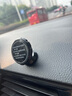 卡斐樂(lè )（Cafele） 車(chē)載手機支架出風(fēng)口磁吸導航儀表臺車(chē)用合金穩固創(chuàng  )意汽車(chē)通用支1 【亮黑色】?jì)x表盤(pán)款-全車(chē)型通用 德國N52銣磁鐵-戴殼也能用 曬單實(shí)拍圖