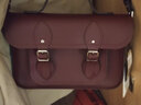 The Cambridge Satchel Company11寸斜挎手提郵差包 時(shí)尚百搭手提包學(xué)院風(fēng) 情人節女生禮物 牛血紅 曬單實(shí)拍圖