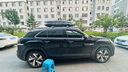 閑鳥(niǎo)車(chē)頂行李箱 汽車(chē)SUV轎車(chē)越野專(zhuān)用超薄車(chē)頂箱大容量車(chē)載旅行箱架 【700L+靜音橫杠】【型號5704B】 大眾途觀(guān)L途昂X途岳探岳探歌途銳 曬單實(shí)拍圖