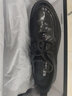 百麗（Belle）商務鞋男款牛皮光澤亮面休閑皮鞋A1084BM3 黑色-系帶A1084 42 (260mm) 曬單實拍圖