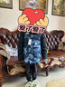 安踏兒童羽絨服男童加厚保暖舒適羽絨服加絨外套【熱返科技4.0】 【無(wú)眼鏡】夢(mèng)幻黑/藍滿(mǎn)印-3 130 曬單實(shí)拍圖