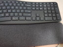 罗技（Logitech）ERGO K860 无线蓝牙键盘 多操作系统键盘 人体工学分体式键盘 多设备匹配办公键盘 K860黑色 实拍图