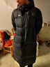 李寧（LI-NING）羽絨服長(cháng)款乒乓球服加厚保暖防風(fēng)外套男女同款 黑色 XL 曬單實(shí)拍圖