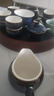蘇氏陶瓷（SUSHI CERAMICS）茶具套裝新窯變銀絲釉功夫茶杯三才蓋碗13頭禮盒教師節(jié)禮G76264-1 曬單實拍圖