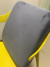 网易严选 乳胶坐垫 93%天然乳胶方形坐垫 居家办公室椅垫沙发垫屁股垫 藏蓝黑  45*45*6cm 实拍图