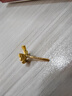 菜百首飾 黃金耳飾 足金精致時(shí)尚三葉草耳飾 計(jì)價(jià) 約1.85克 曬單實(shí)拍圖