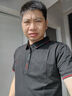 啄木鳥(niǎo)短袖t恤男翻領(lǐng)夏季新款衣服打底衫時(shí)尚男士上衣套頭男裝衣服 黑色 L 曬單實(shí)拍圖