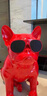 DEVIALET JARRE Aerobull 法國斗牛犬藍(lán)牙音響大狗小狗狗法斗創(chuàng)意無線音箱七夕情人節(jié)送男女朋友男女生禮物 小狗-亮紅色(XS) 曬單實(shí)拍圖