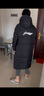 李寧長(cháng)款羽絨服男女鴨絨冬季新款防寒保暖防風(fēng)加厚連帽訓練服外套 曬單實(shí)拍圖
