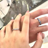 老鳳祥一鹿有你銀情侶戒指一對戒男女七夕情人節(jié)禮物送男女朋友老婆 一鹿有你戒指【品牌專屬禮盒】 曬單實(shí)拍圖