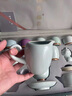 洛湘五大名窯功夫茶具套裝茶壺茶杯高檔家用客廳辦公會(huì)客送長(zhǎng)輩伴手禮 五大名窯漢瓦壺茶具套裝：天青 曬單實(shí)拍圖