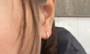 谢瑞麟（TSL）18K金钻石耳钉耳坠气质群镶白金耳环耳饰PT797 定价类（共约2分，10颗钻石） 实拍图