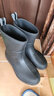 CREATURE HABITS美國品牌雨鞋女款中筒輕便外穿雨靴防滑水鞋夏季 黑色 35-36 (23.7cm)適合運動(dòng)鞋36/37 曬單實(shí)拍圖