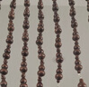鼎裕峰全桃木葫蘆珠簾化解對門隔斷玄關(guān)客廳衛(wèi)生間掛簾免打孔家用門簾子 酒紅全桃木葫蘆 21條-高1.92米齊平 曬單實拍圖