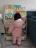 SOFS儿童书架绘本架简易落地宝宝小书柜铁艺幼儿置物架书本玩具收纳架 书架 L码 (4+2)层 2盒 实拍图