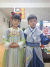 耀王兒童漢服古裝男童國學(xué)服中大童男孩唐裝三字經(jīng)演出服 YR-ST50 云龍 120 曬單實(shí)拍圖