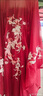 女士漢服繡閣九尾款2025原創(chuàng)神話系列大袖衫訶子裙春秋漢服女套裝 紅色九尾 S 曬單實拍圖