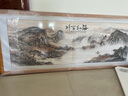 佐羅曼客廳沙發(fā)裝飾畫山水畫辦公室靠山圖背景墻掛畫字畫茶室書房風(fēng)景畫 海納百川B 200×80cm【適合2.5-3米沙發(fā)】 曬單實(shí)拍圖