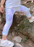 安踏兒童短褲女小童跑步系列針織打底七分褲362429701 曬單實(shí)拍圖
