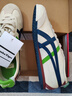 Onitsuka Tiger鬼塚虎MEXICO 66?復(fù)古舒適夏季男女休閑運(yùn)動(dòng)鞋 米白色/藍(lán)色 39 曬單實(shí)拍圖