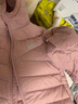 水孩兒（SOUHAIT）童裝男女童輕薄羽絨服冬季新款兒童羽絨外套上衣 淺粉 700+蓬松度-充絨量90% 150 充絨量67g 曬單實(shí)拍圖